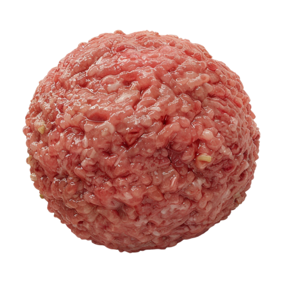 Chopped Meat Ball on Transparent Background png