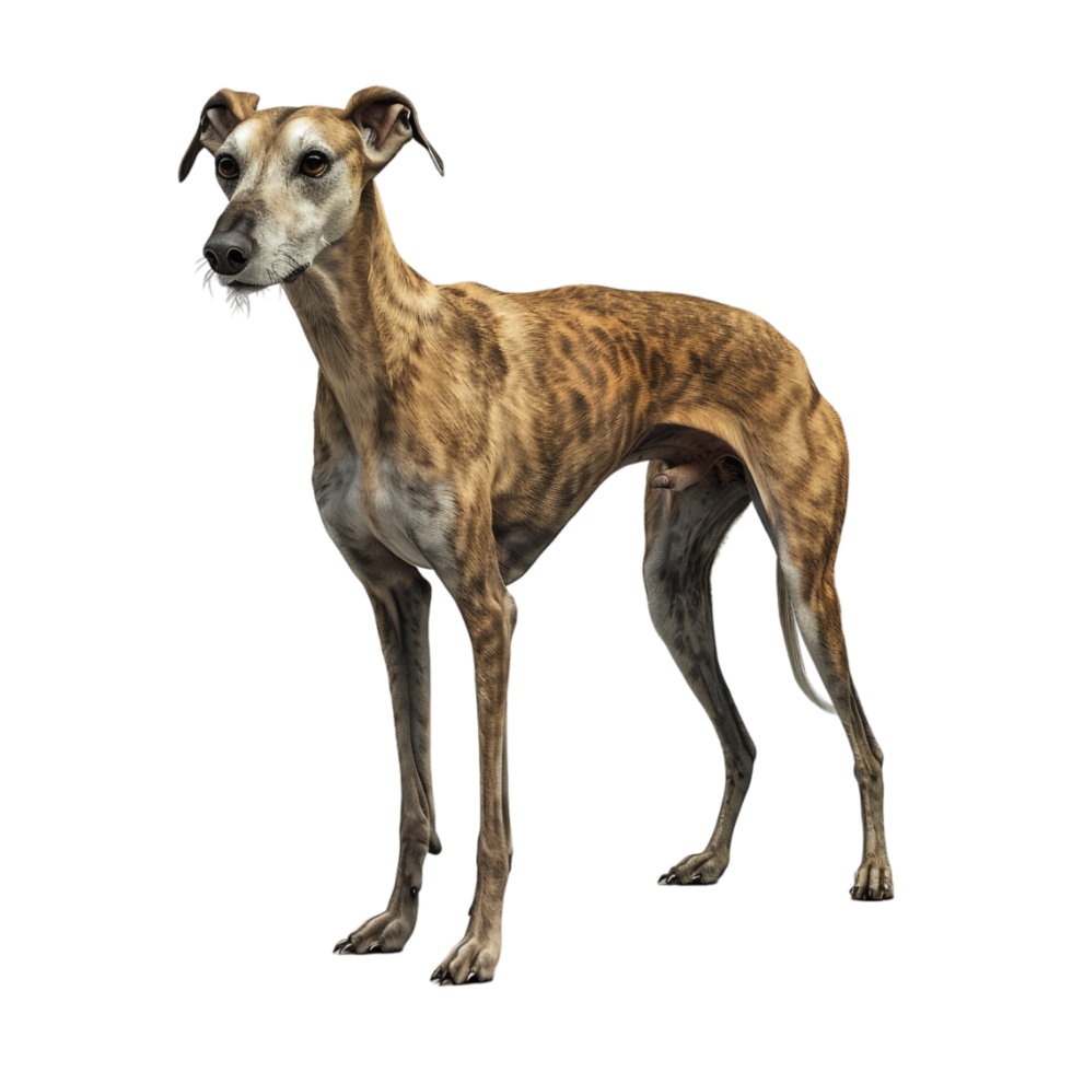 Whippet Dog breed on Transparent Background png
