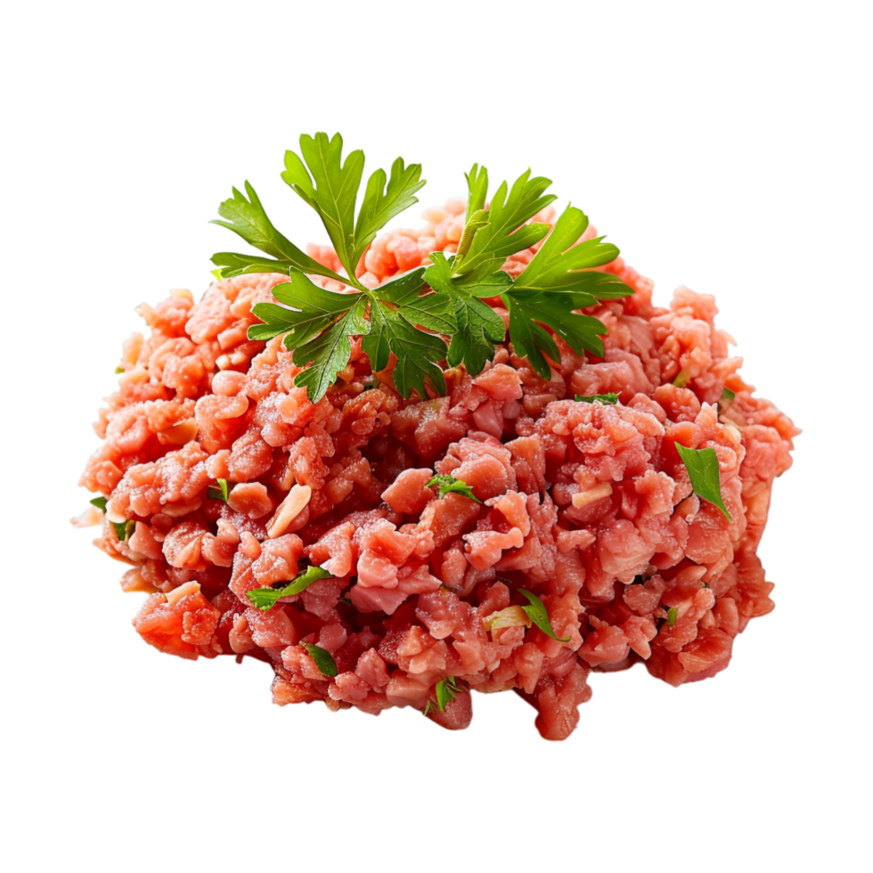 Chopped Meat Ball on Transparent Background png