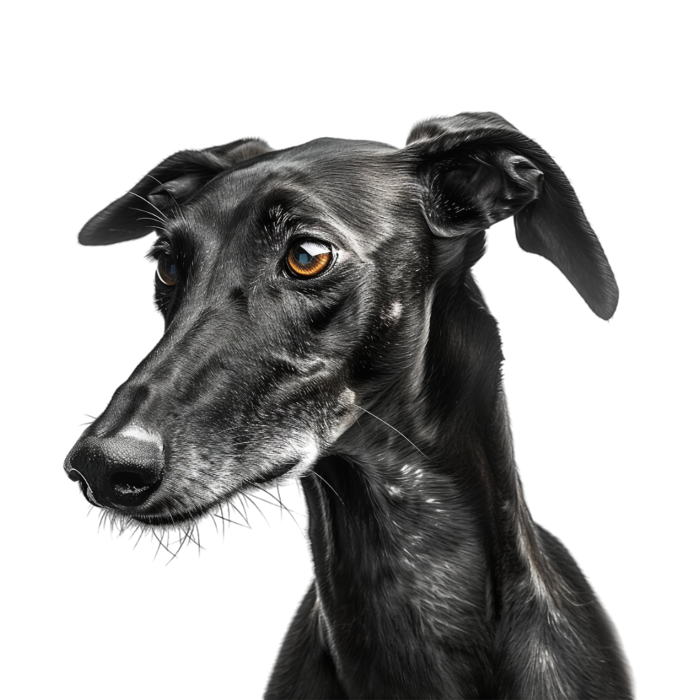 Whippet Dog breed on Transparent Background png