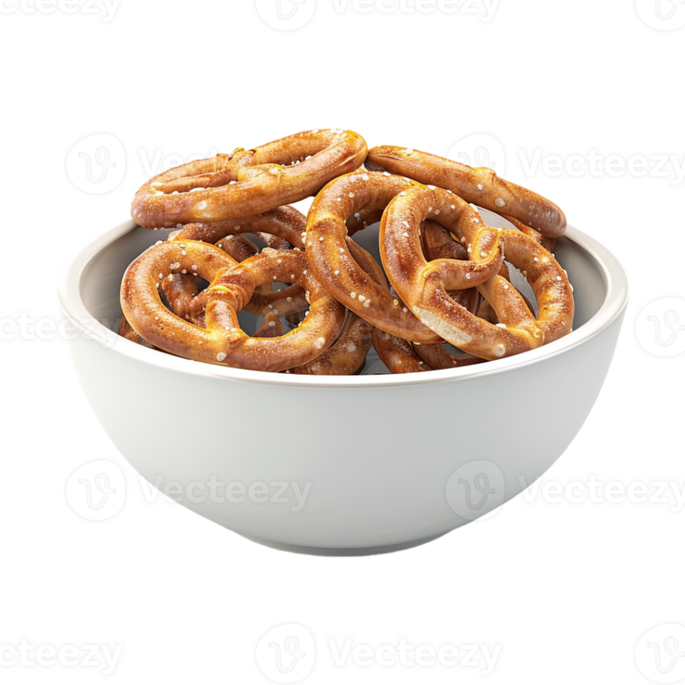 Fried Onions Rings in Bowl on Transparent Background png