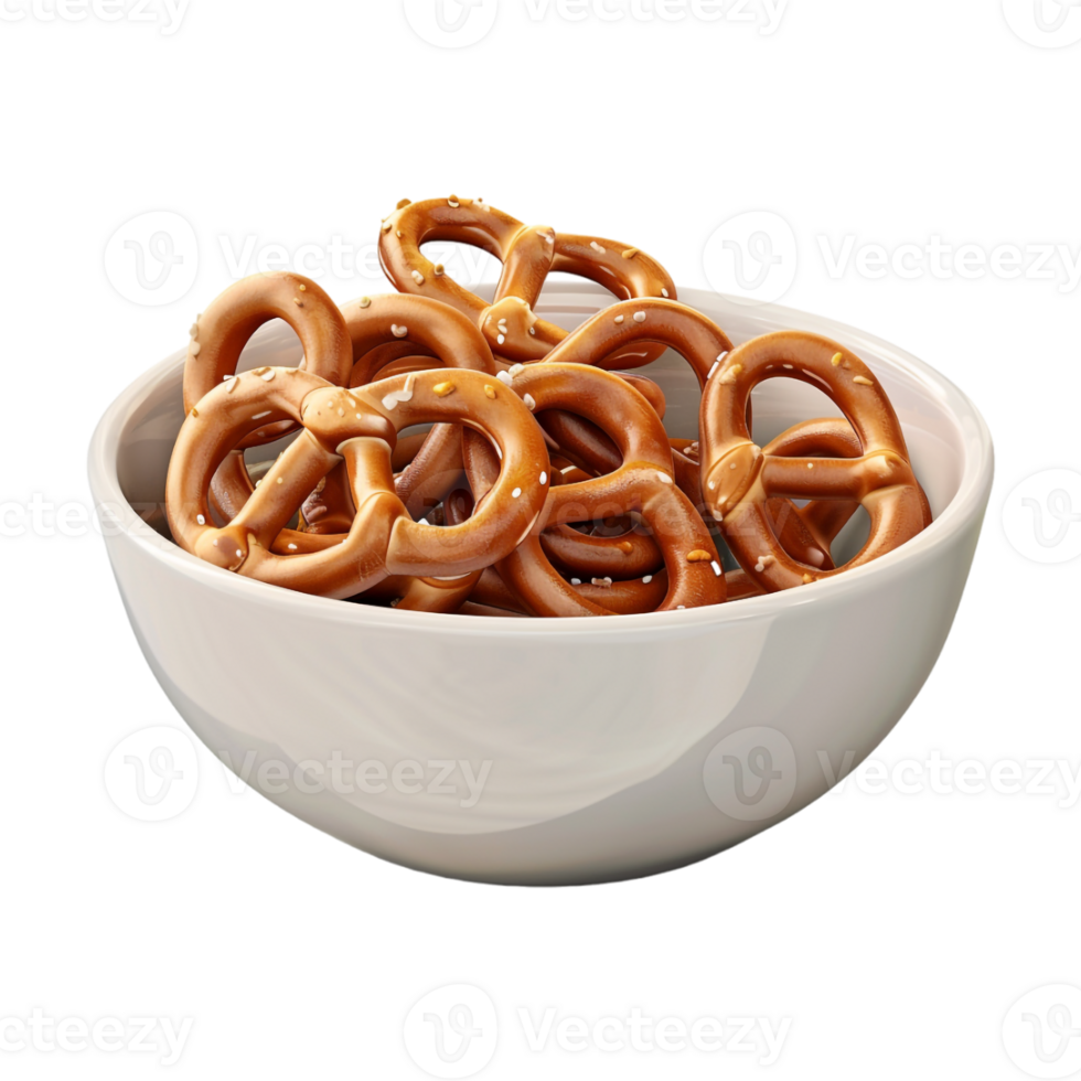 Fried Onions Rings in Bowl on Transparent Background png