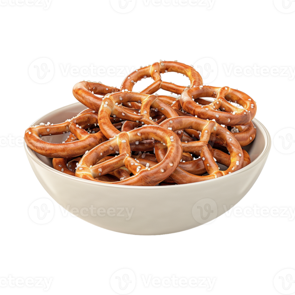 Fried Onions Rings in Bowl on Transparent Background png