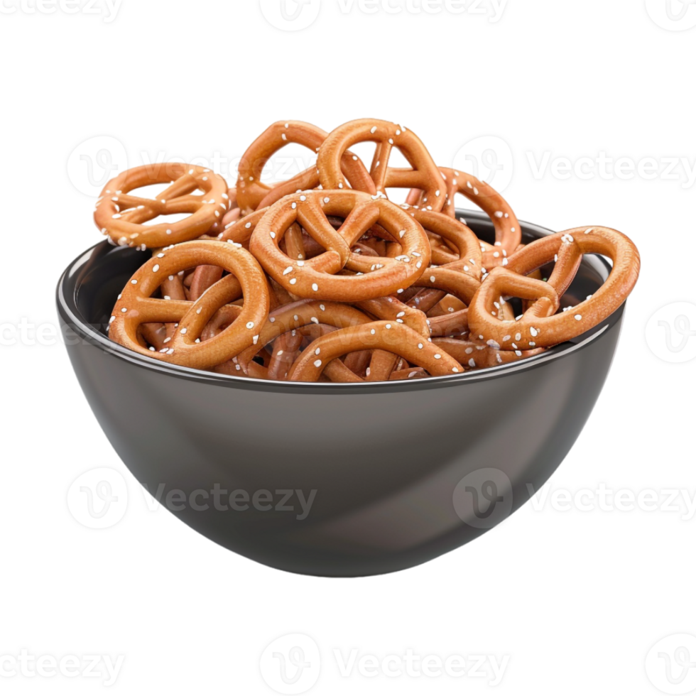 Fried Onions Rings in Bowl on Transparent Background png