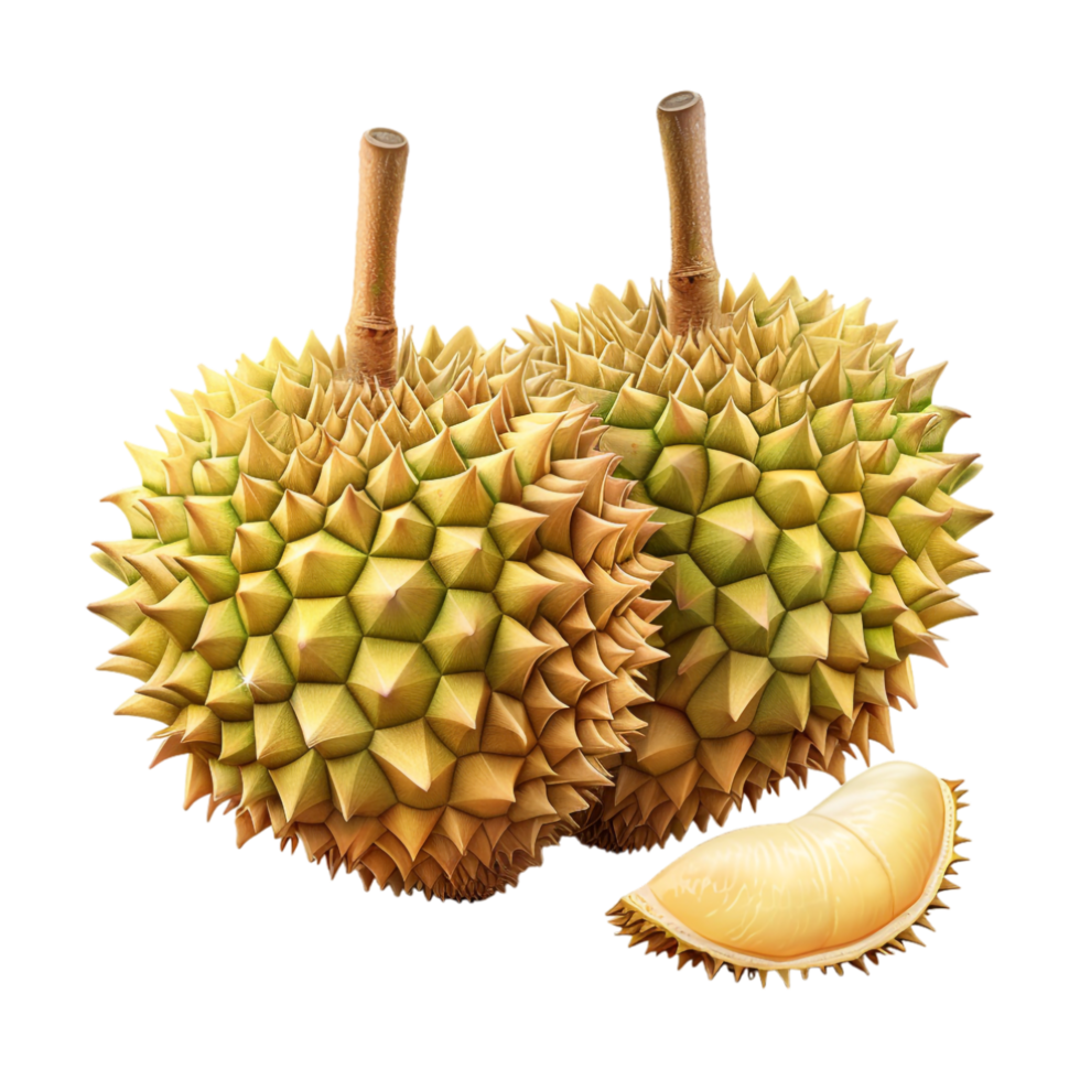 Durio zibethinus Plant on Transparent Background png