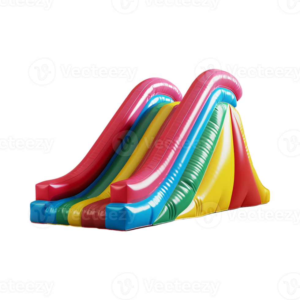Colorful Slide for Babies on Transparent Background png