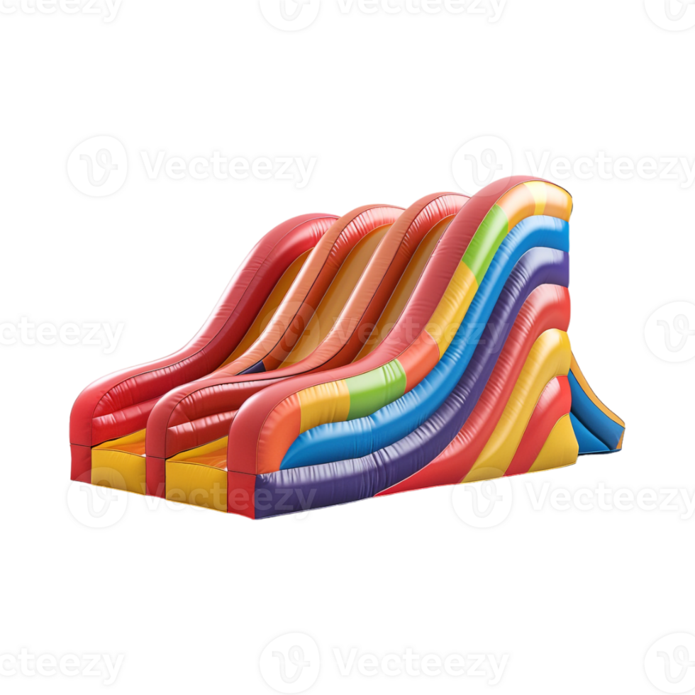 Colorful Slide for Babies on Transparent Background png