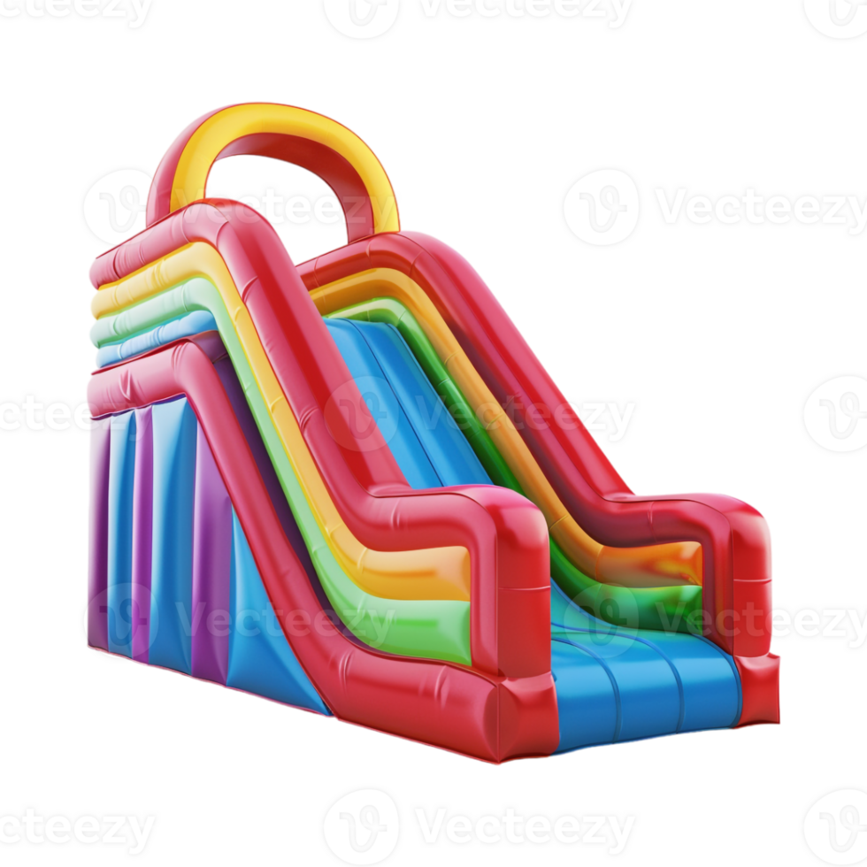 Colorful Slide for Babies on Transparent Background png