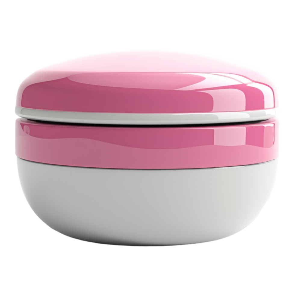 Cream Bowl for Makeup on Transparent Background png
