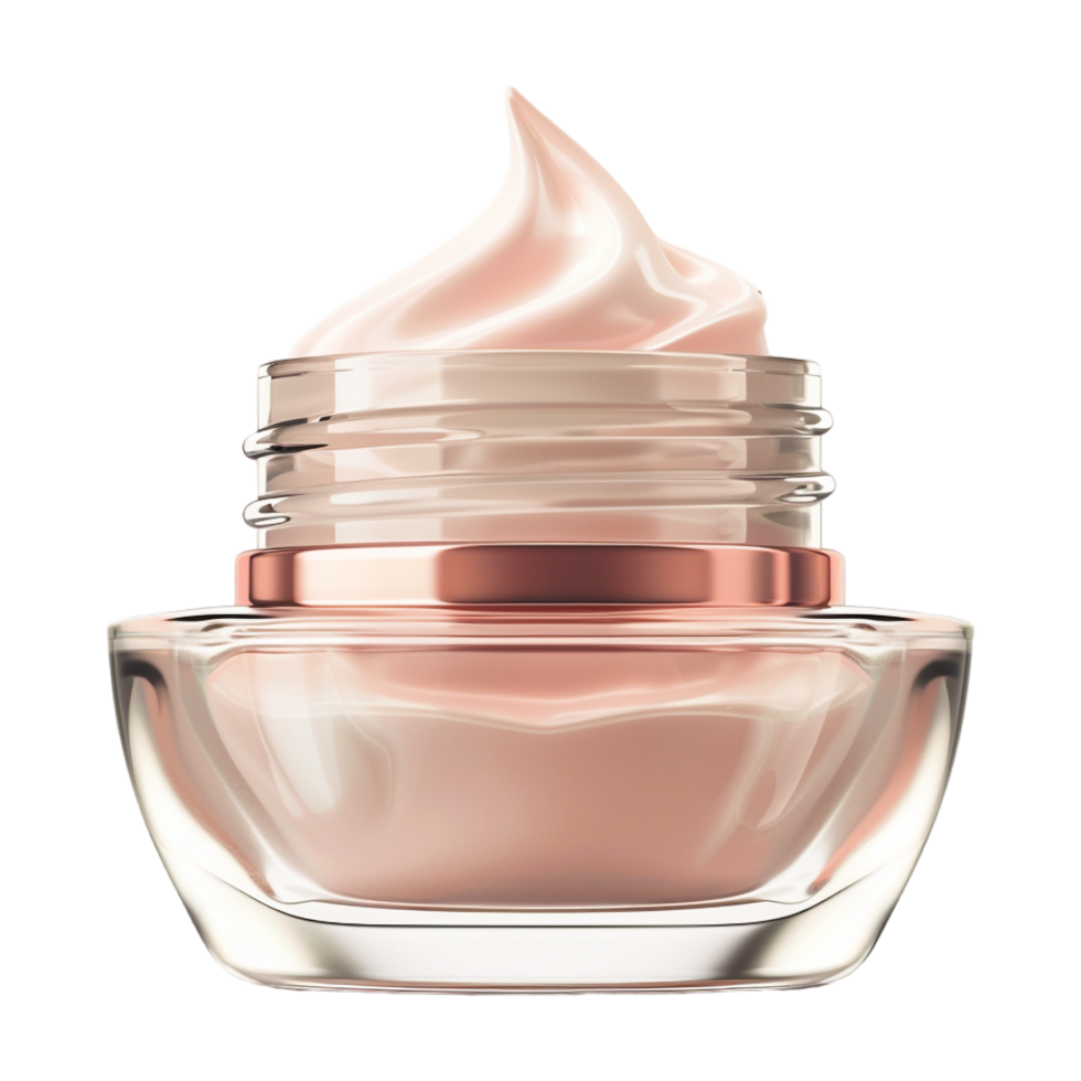 Cream Bowl for Makeup on Transparent Background png