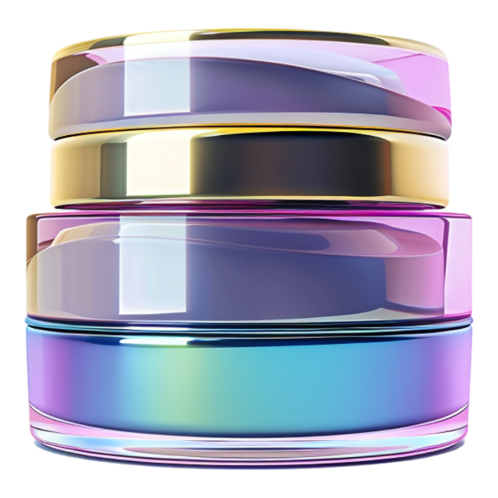 Cream Bowl for Makeup on Transparent Background png