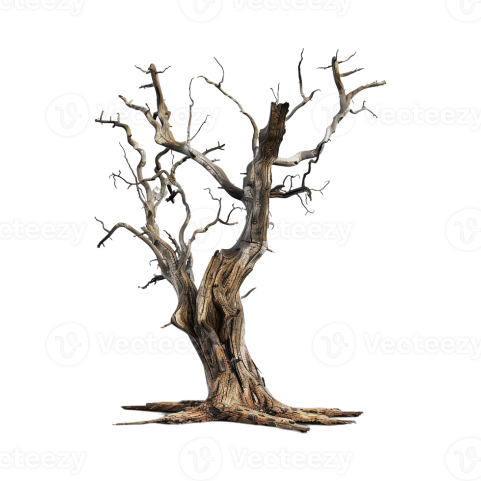 Autumn Tree Without Leaves on Transparent Background png
