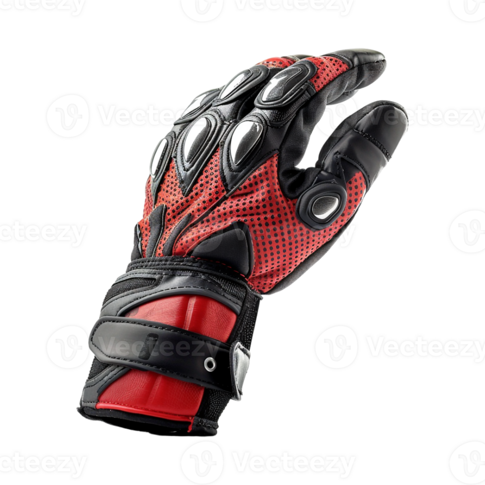 Colorful Leather Gloves on Transparent Background png