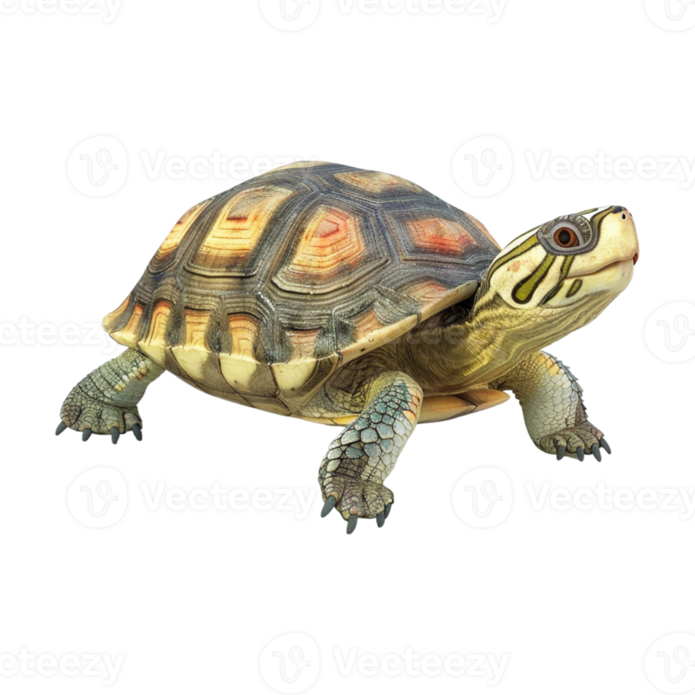 Cute Turtle on Transparent Background png
