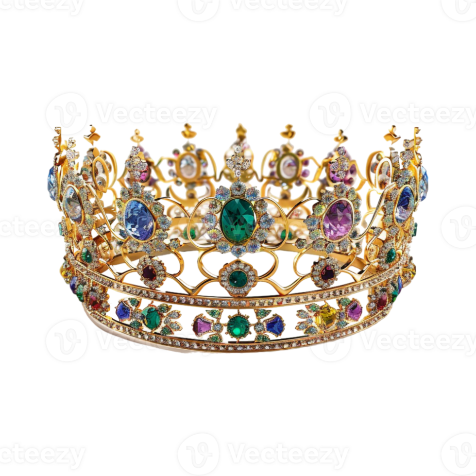 Luxury Crown on Transparent Background png