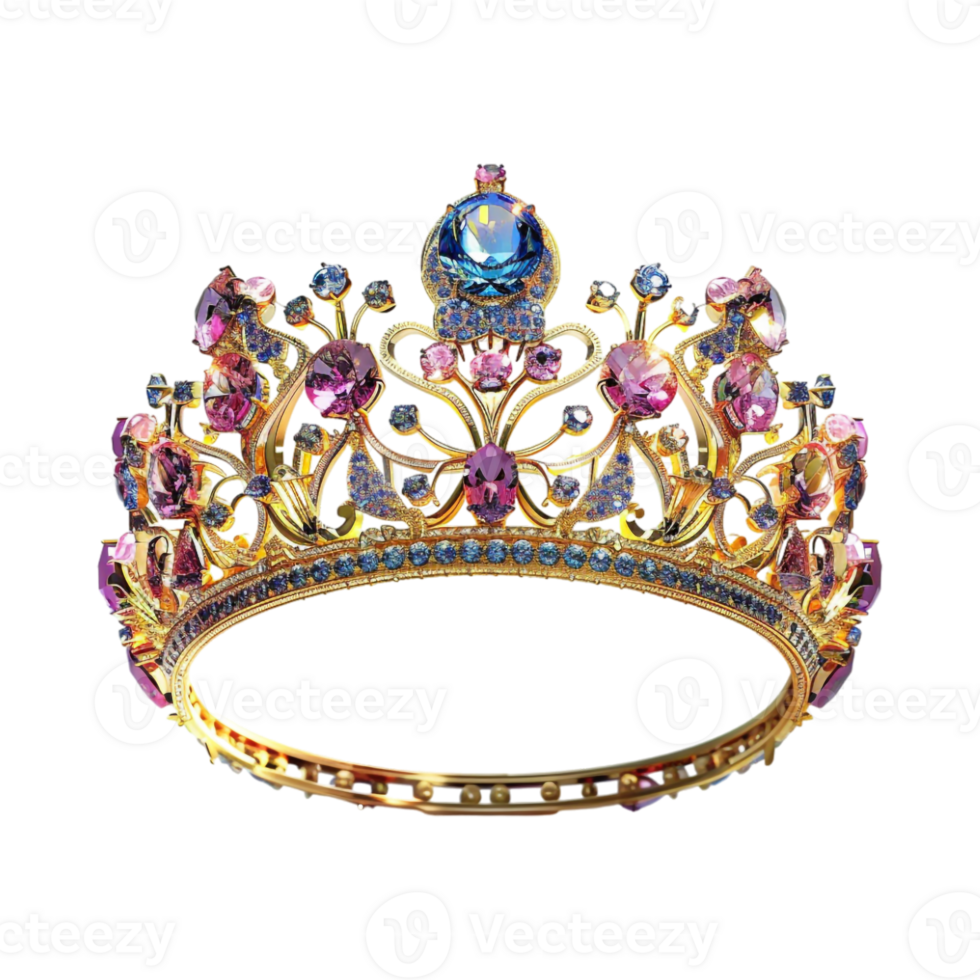 Luxury Crown on Transparent Background png