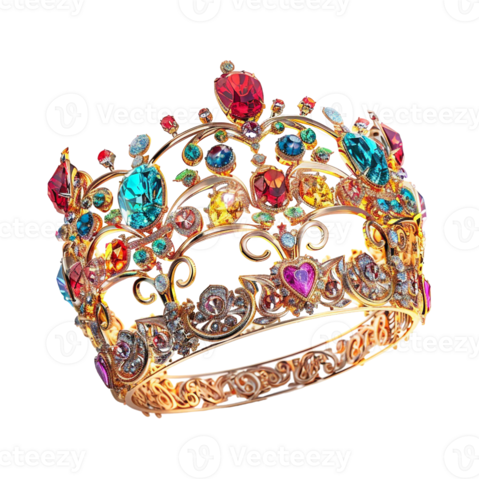 Luxury Crown on Transparent Background png