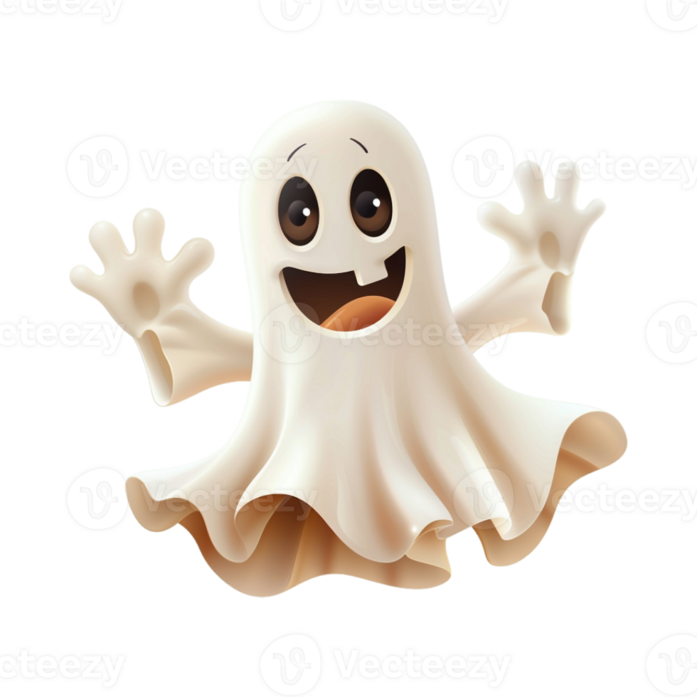 Halloween ghost Horror on Transparent Background png