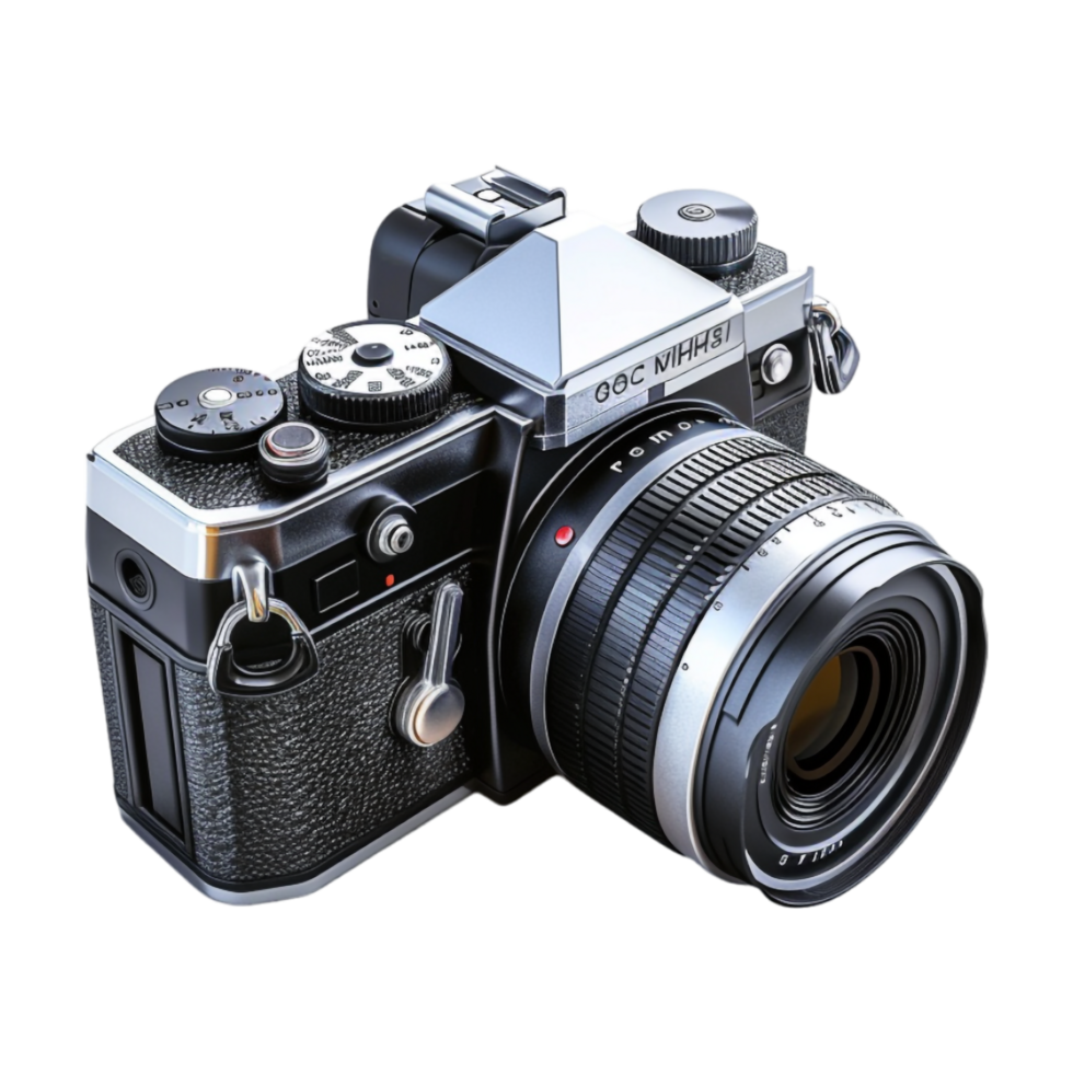 DSLR Camera on Transparent Background png