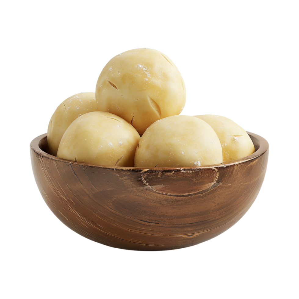 Bread Dough in a Bowl on Transparent Background png