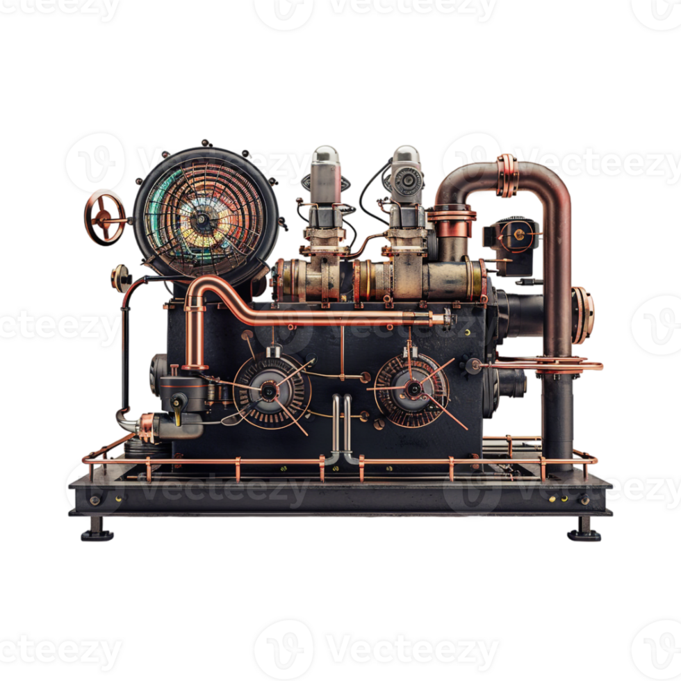 Water Pumping Machine on Transparent Background png