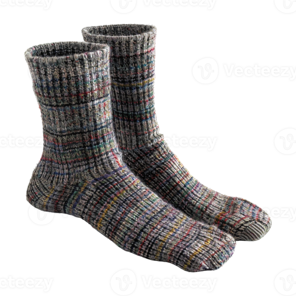 Winter Socks on Transparent Background png