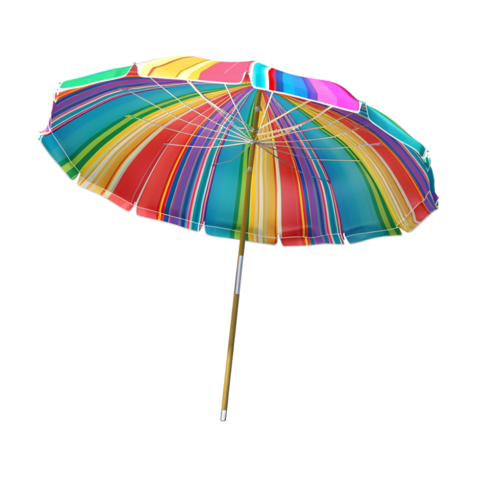 Beach Umbrella on Transparent Background png