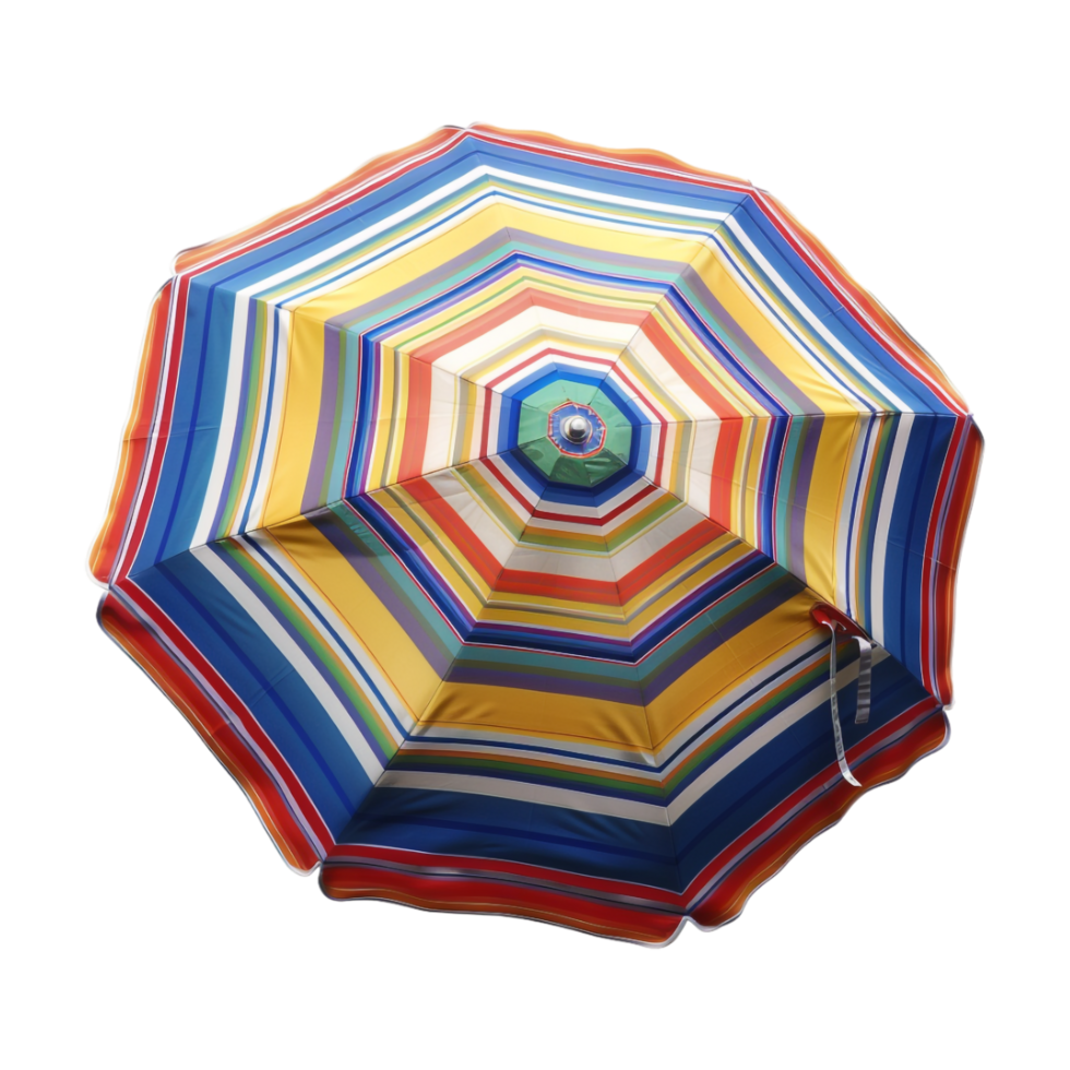 Beach Umbrella on Transparent Background png