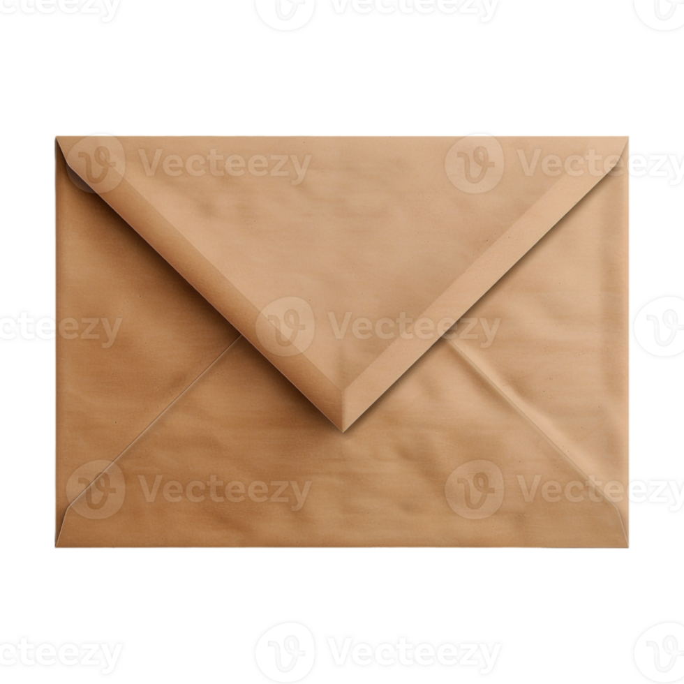 Mail Envelop on Transparent Background png