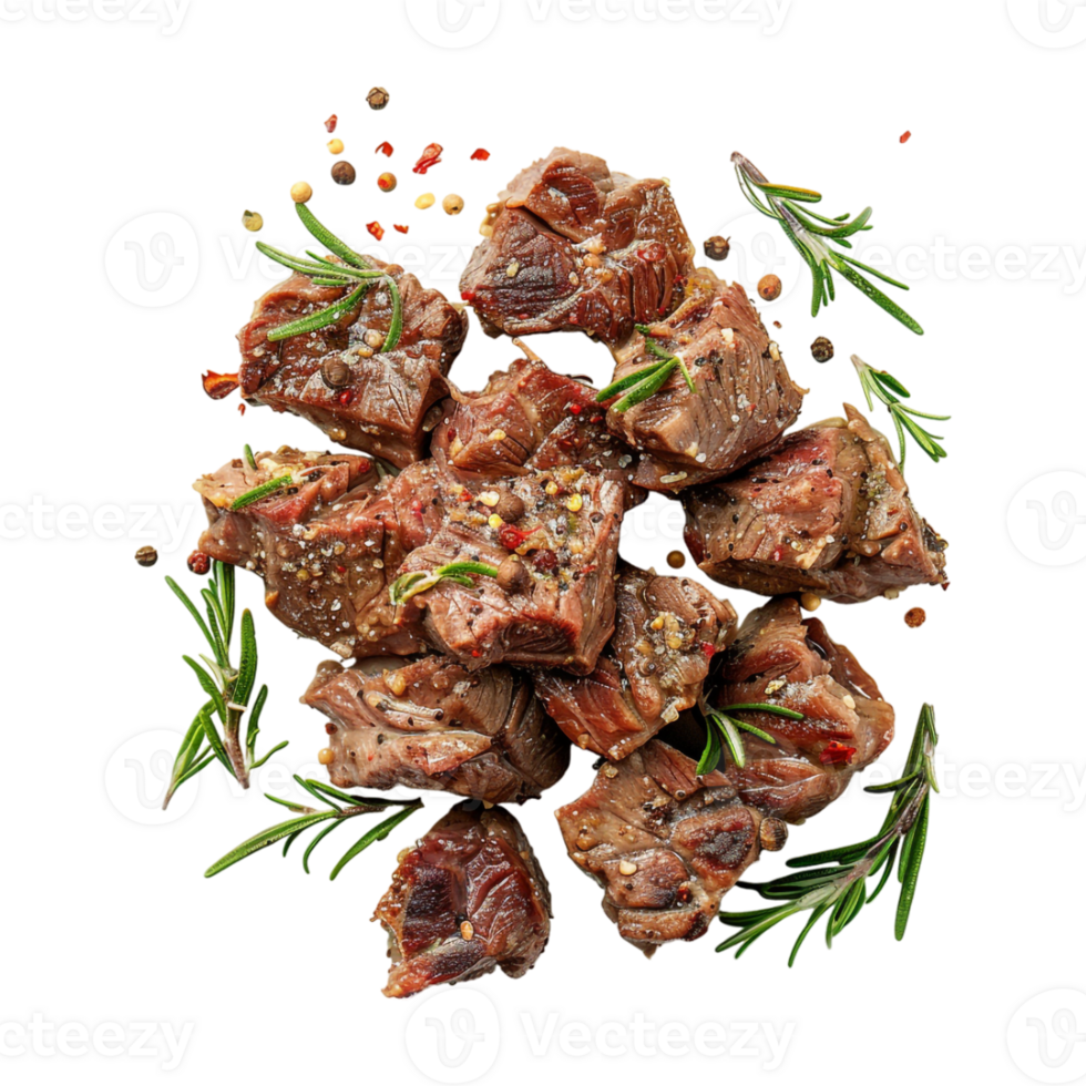 Grilled Beef Meat on Transparent Background png