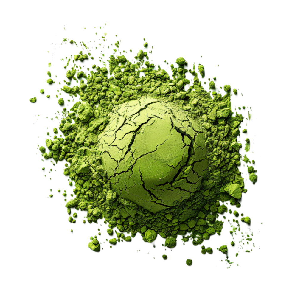 Green Leaf's Powder on Transparent Background png