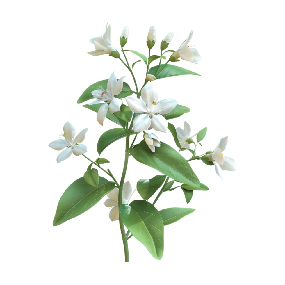 Jasmine Plant on Transparent Background png