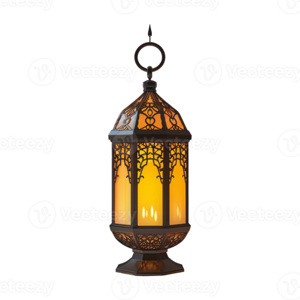 Islamic Lantern on Transparent Background png