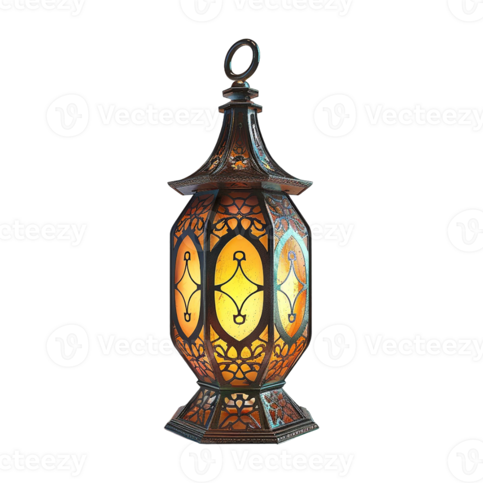 Islamic Lantern on Transparent Background png