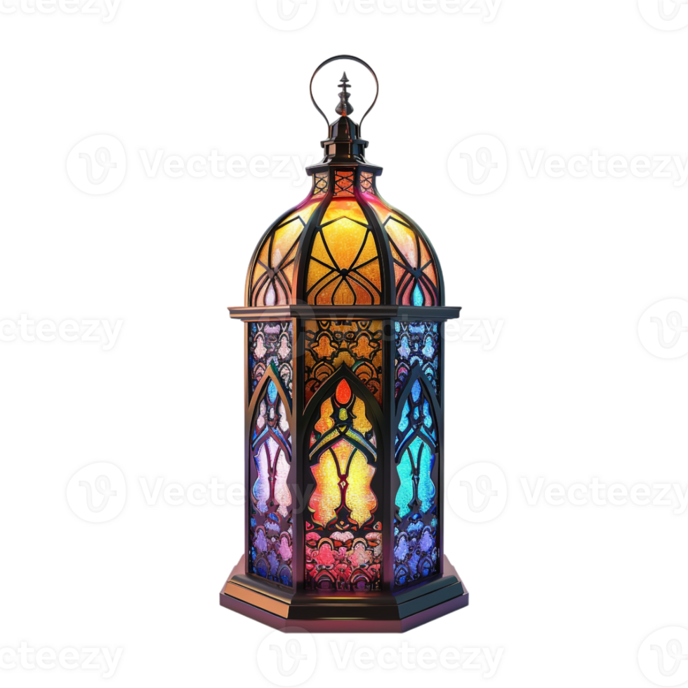 Islamic Lantern on Transparent Background png