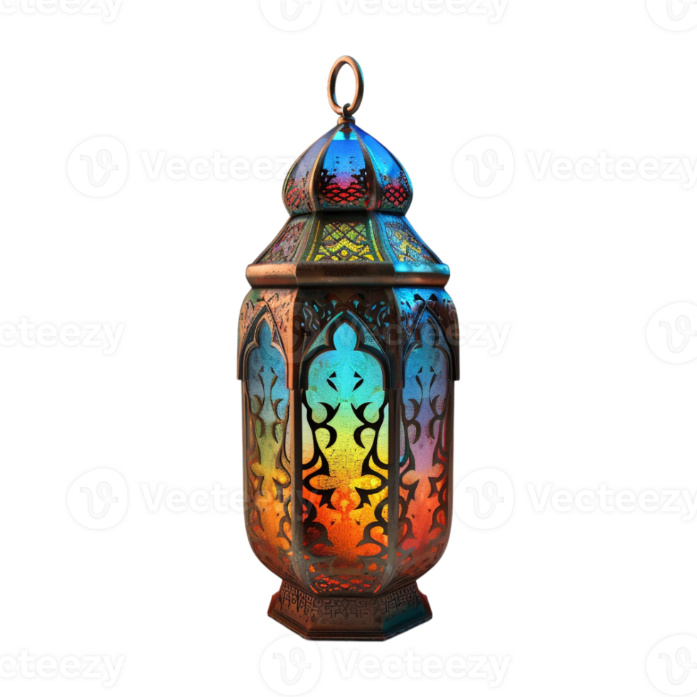 Islamic Lantern on Transparent Background png
