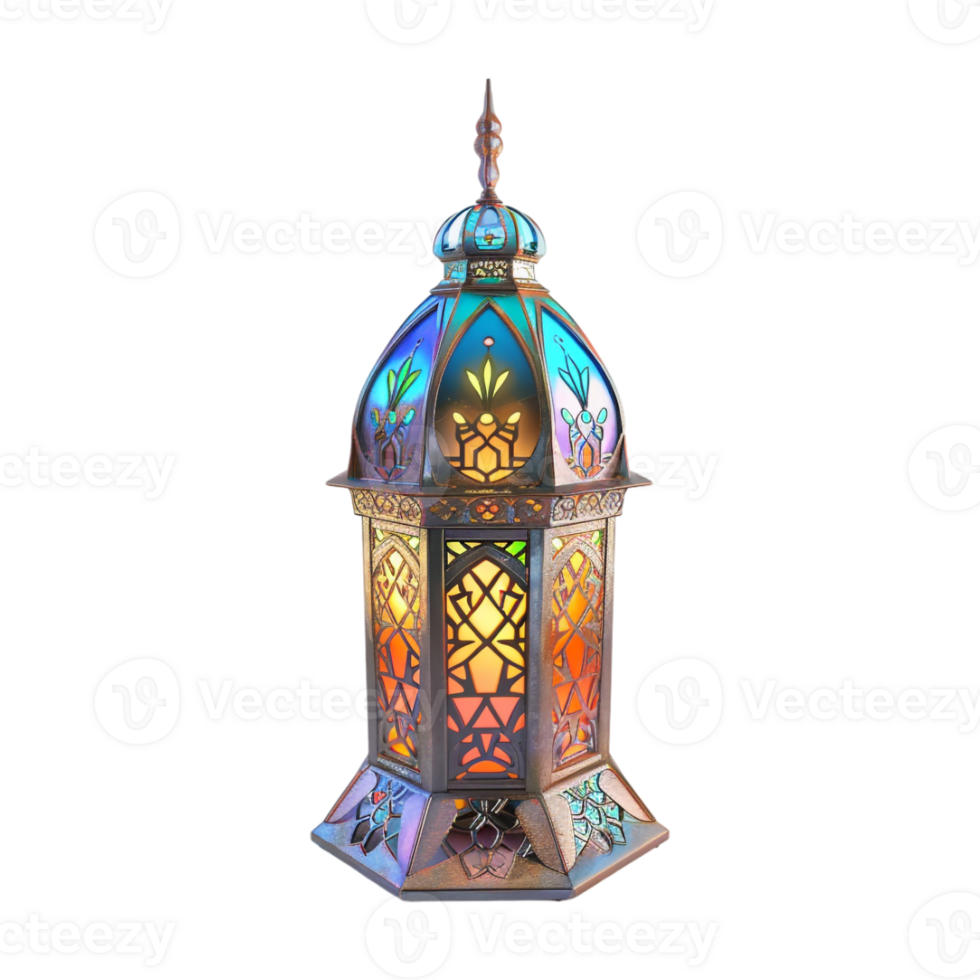 Islamic Lantern on Transparent Background png