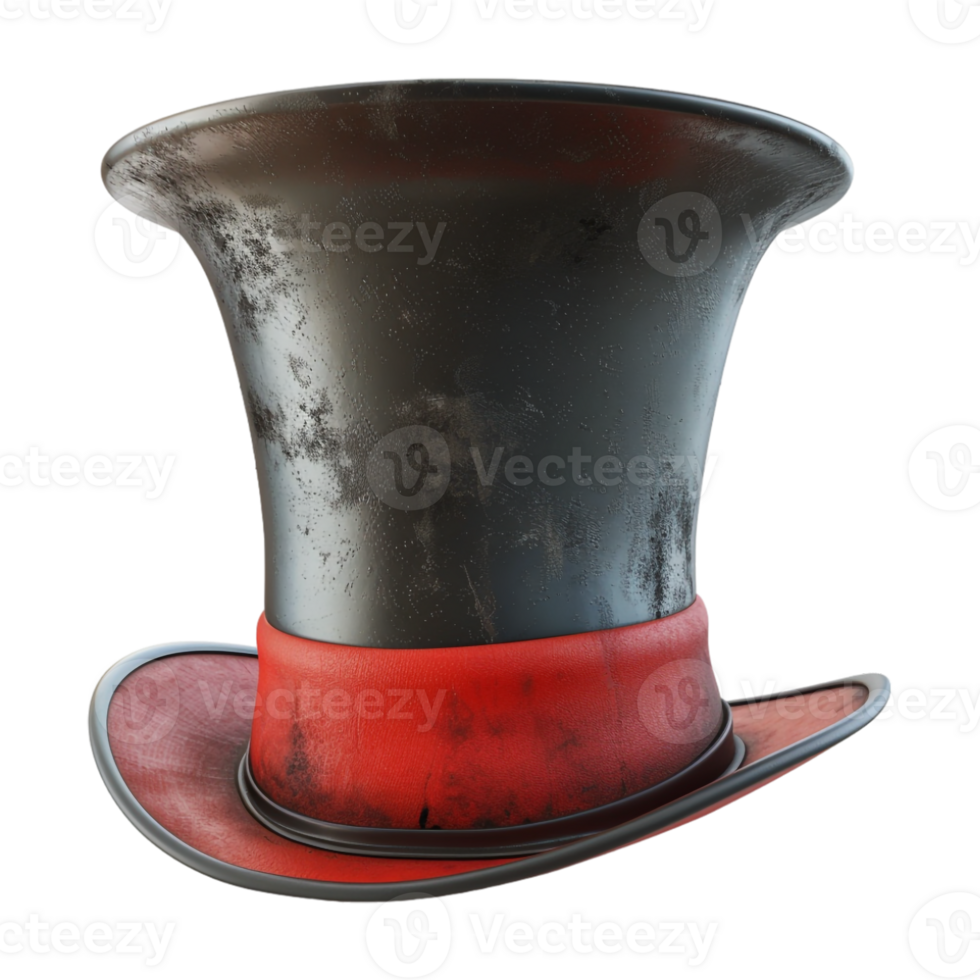 Magic Hat for Magician on Transparent Background png