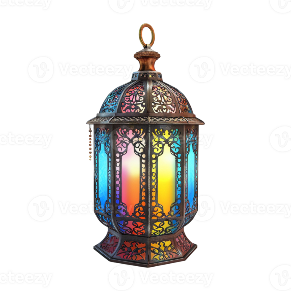 Islamic Lantern on Transparent Background png