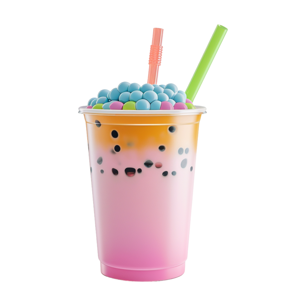 Bubble Juice in a Glass on Transparent Background png