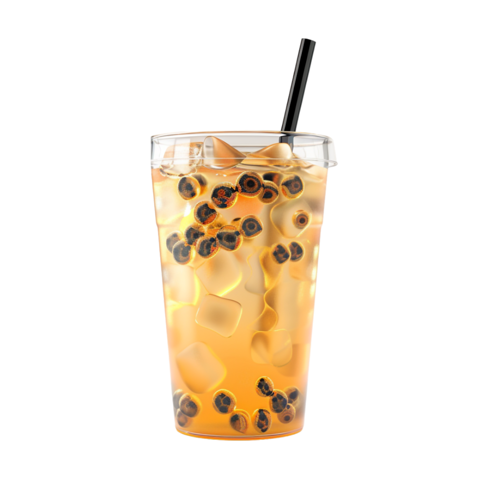 Bubble Juice in a Glass on Transparent Background png
