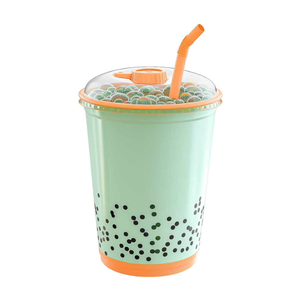Bubble Juice in a Glass on Transparent Background png