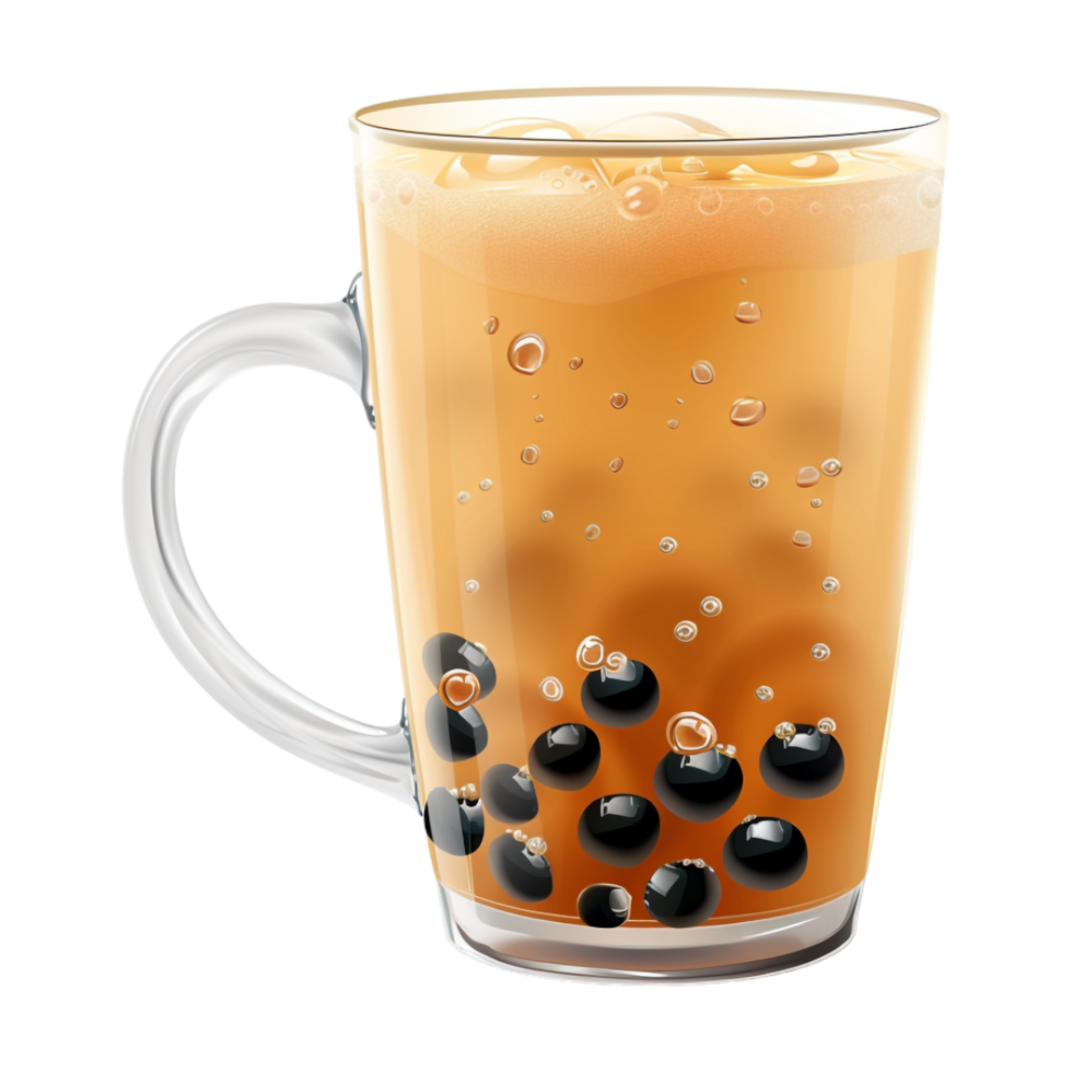 Bubble Juice in a Glass on Transparent Background png