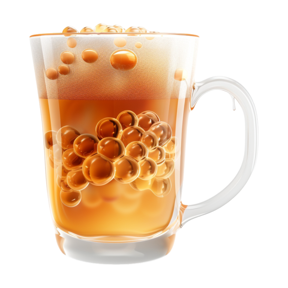 Bubble Juice in a Glass on Transparent Background png