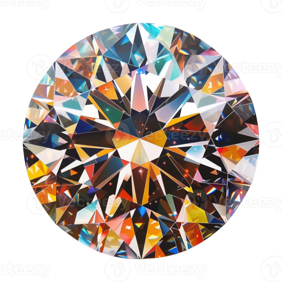Luxury Diamond on Transparent Background png