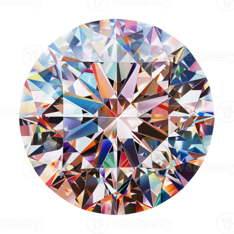 Luxury Diamond on Transparent Background png