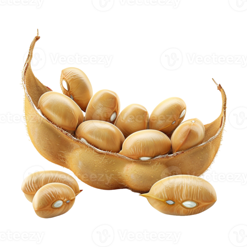 Soybeans on Transparent Background png