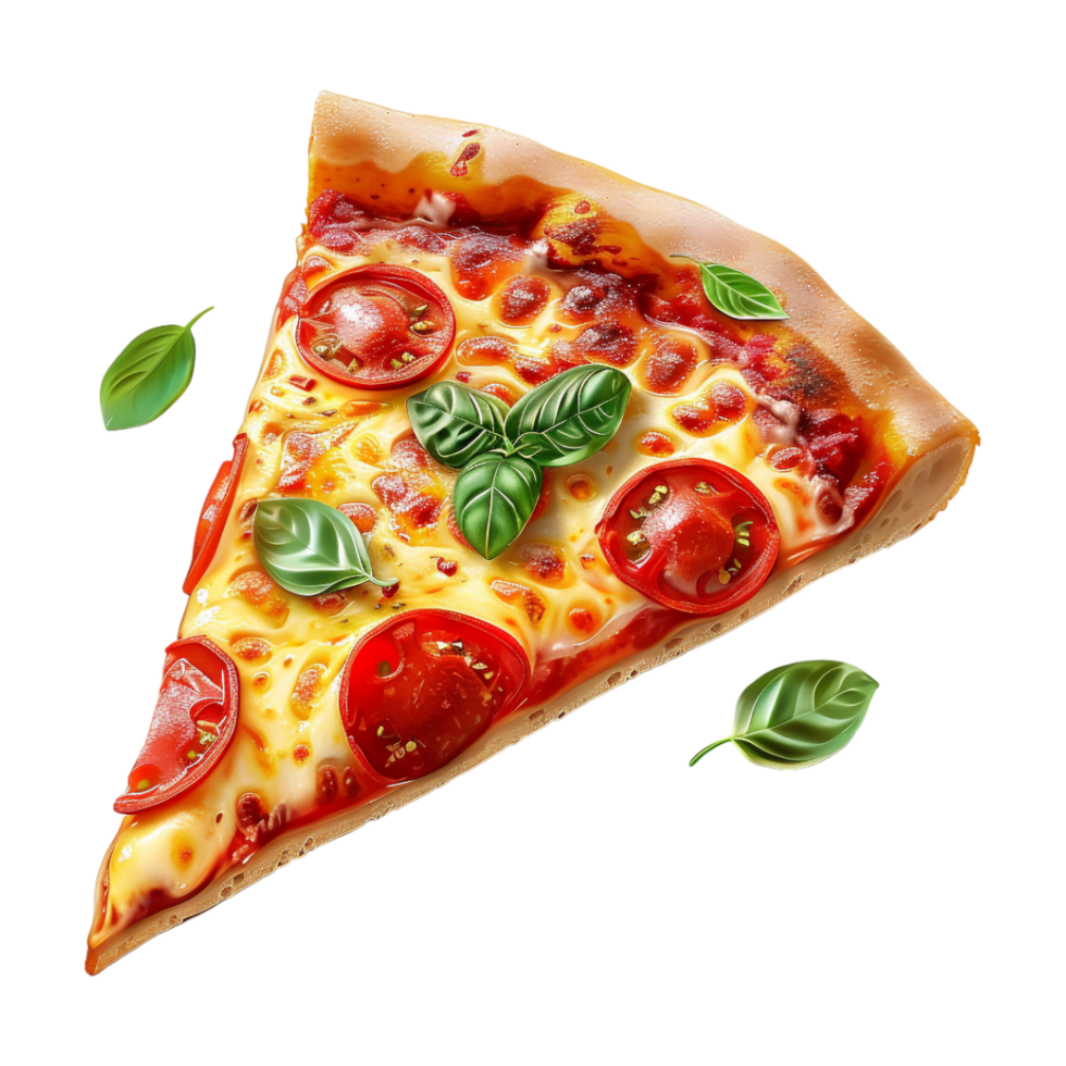 Pizza Slice on Transparent Background png