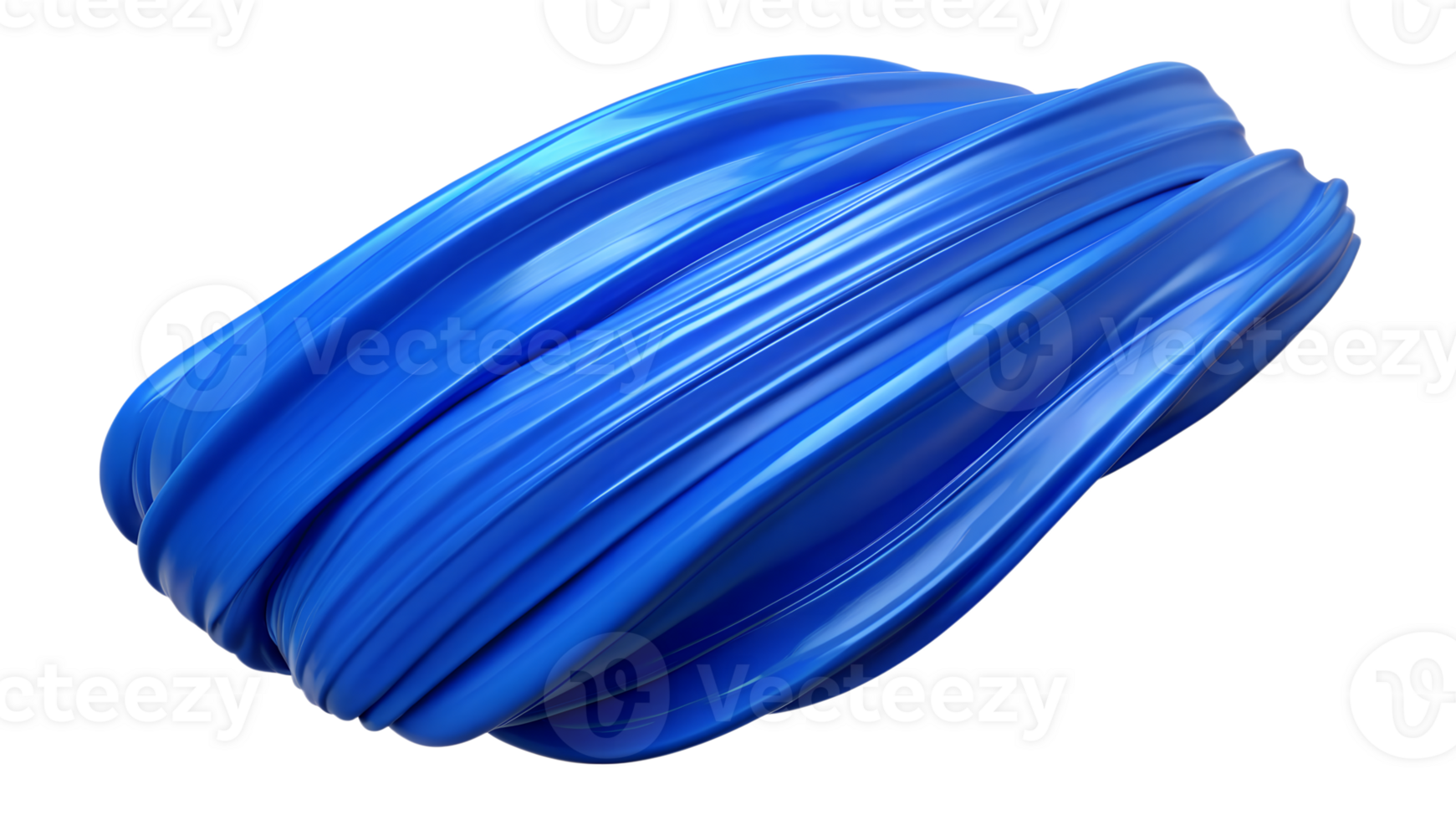 A vivid blue abstract swirl, perfect for backgrounds, design elements, or artistic projects. A vibrant and dynamic visual texture. png