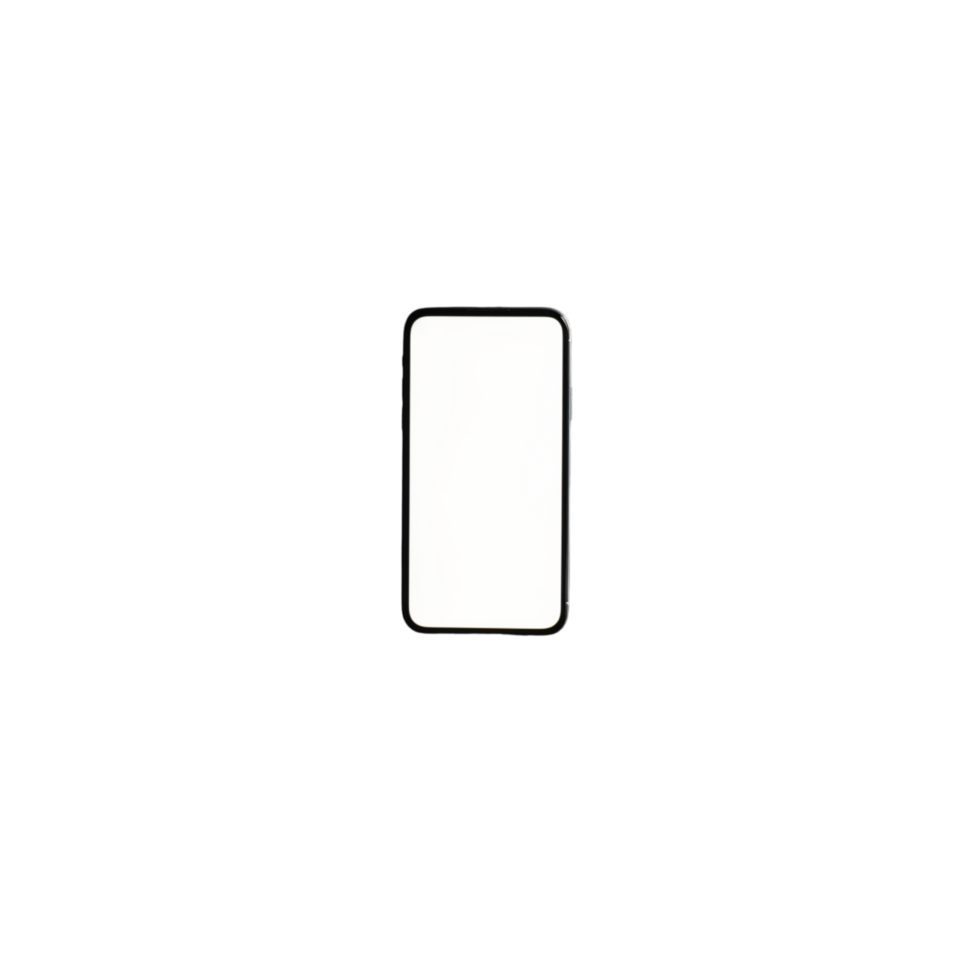 Blank Smartphone Screen Mockup On Checkered Background png